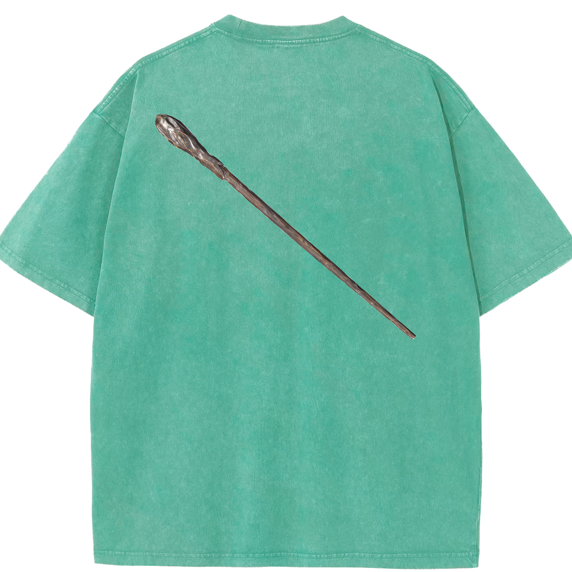（画像用） Harry Potter ハリー・ポッターシリーズ 綿100% ヴィンテージ風 半袖Tシャツ（背面プリント）